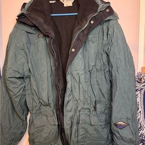 Vintage Columbia Men's Dark Green Interchangeable Jacket